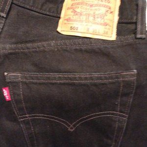 Levi's 501 Men's 31x34 Black Jeans